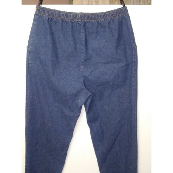 Arizona jeans Womens Pull-on Elastic waist, Pockets Plus Sz 22W Made in USA VTG - Picture 4 of 7